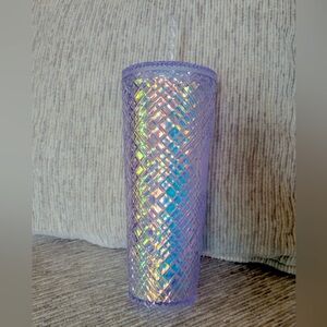 Starbucks Venti Holographic Tumbler with Straw